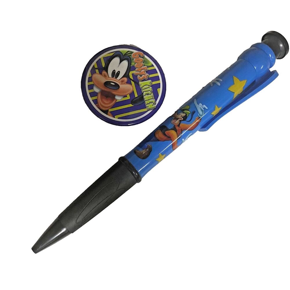 Giant Disney 11” Jumbo Large Pen + Goofy's Kitchen Pin Mickey Disneyland 2012